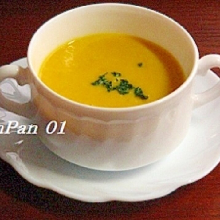 カボチャ＆クリームコーンのスープ